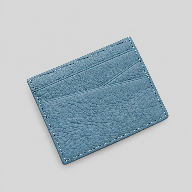 Genuine Leather Slim Wallet Card Holder