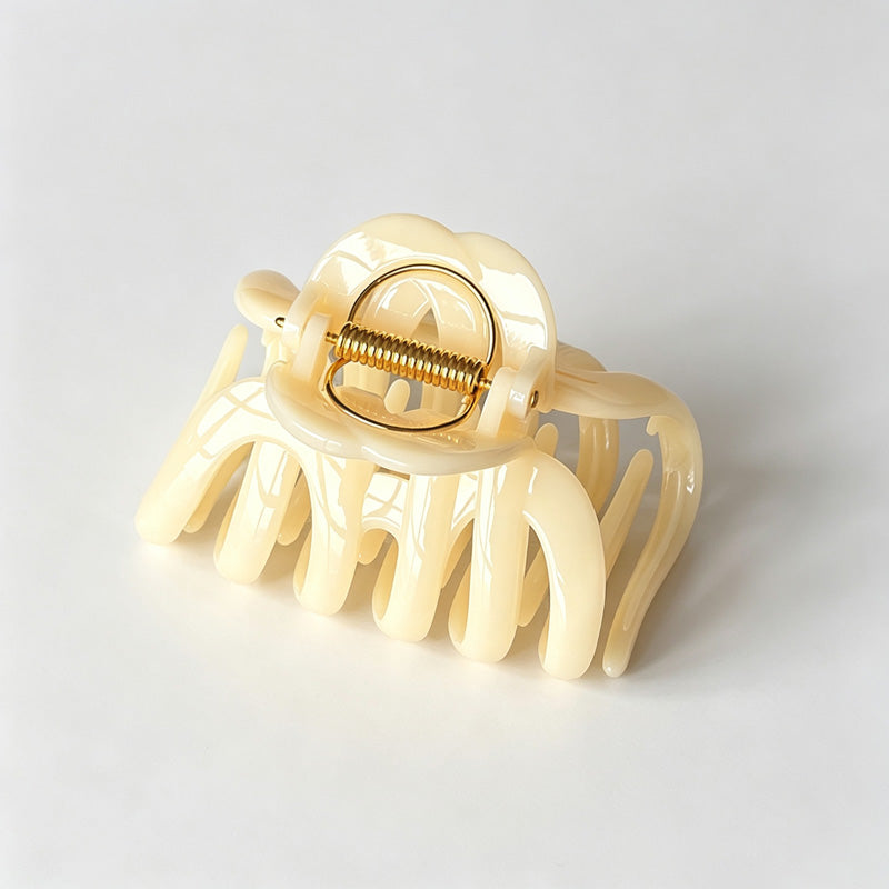 Solid Color Hair Claw Clip