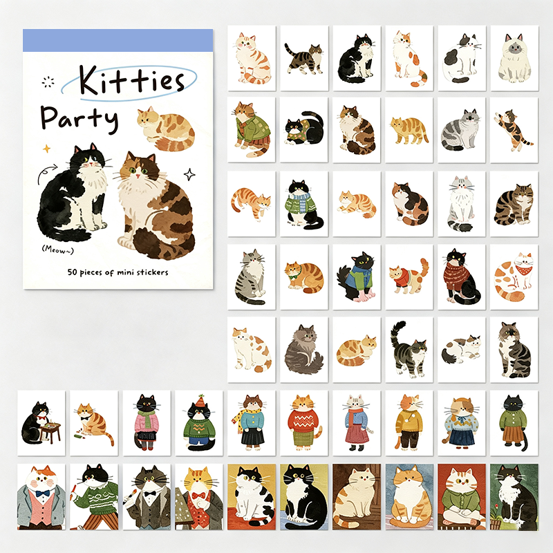 Drink Themed Paper Sticker Set