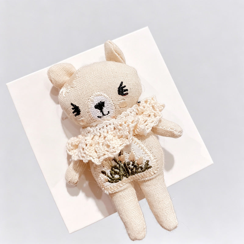 Woodland Dog Shape Hair Clip