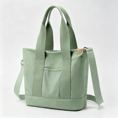 Canvas Small Crossbody Tote Handbag