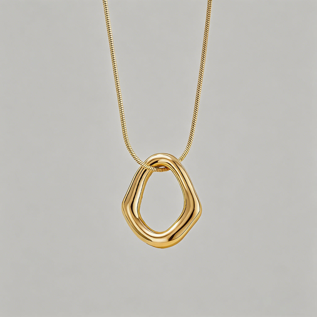 Irregular Open Geometric Snake - Shopdayla Wholesale - #9202