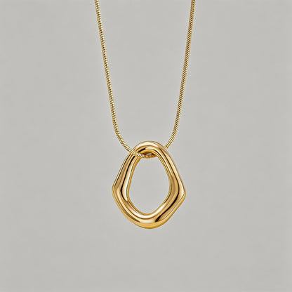Irregular Open Geometric Snake - Shopdayla Wholesale - #9202