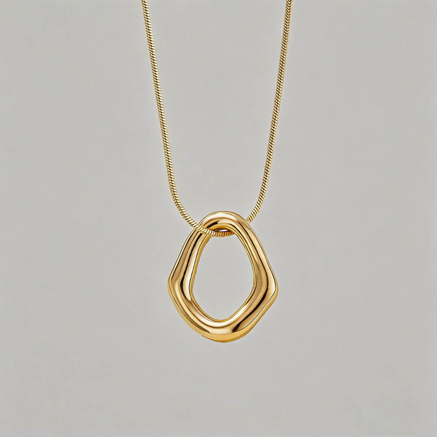 Irregular Open Geometric Snake - Shopdayla Wholesale - #9202