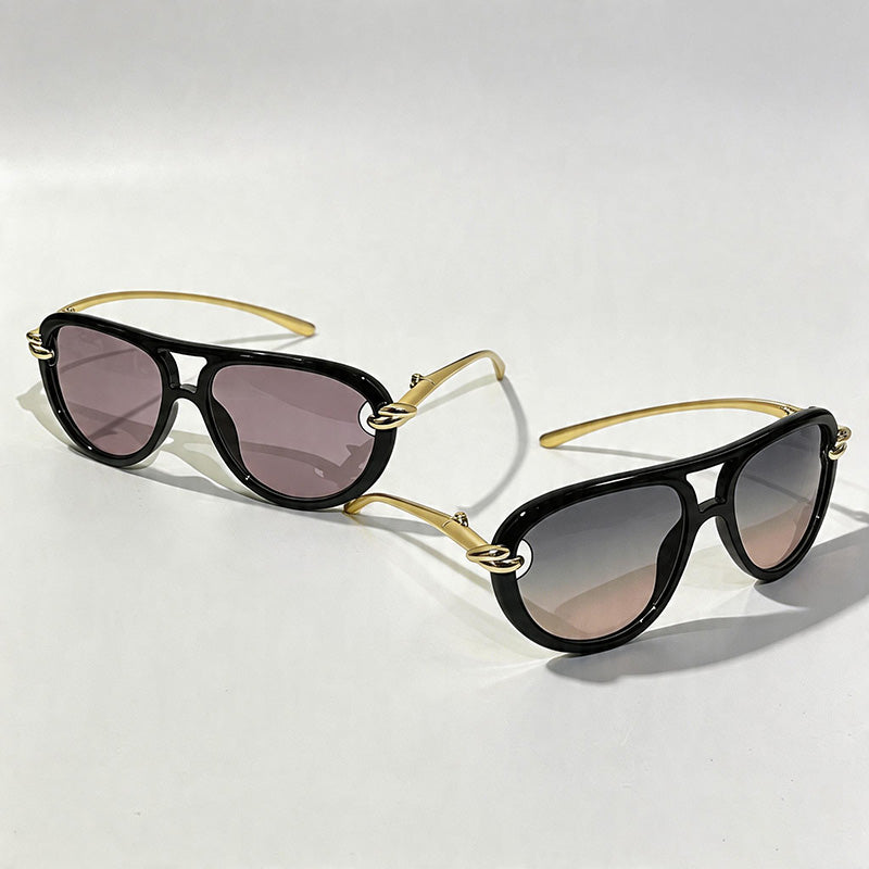 Vintage Aviator Metal Temples - Shopdayla Wholesale - #4386