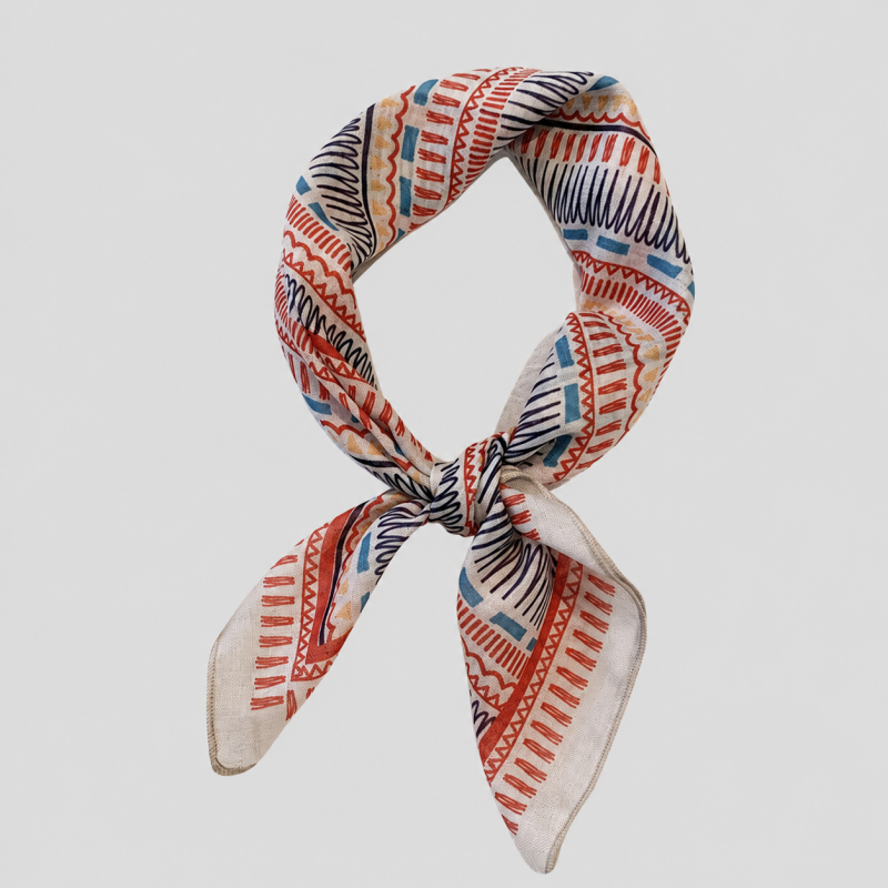 Boho Geometric Square Scarf - Shopdayla Wholesale - #8162