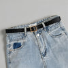 Gold-Tone Buckle Black / One Size