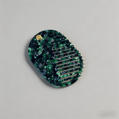 Acetate Oval Hair Comb - Shopdayla Wholesale - #2866