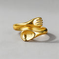 Cute Spoon Fork Open Ring - Shopdayla Wholesale - #7266
