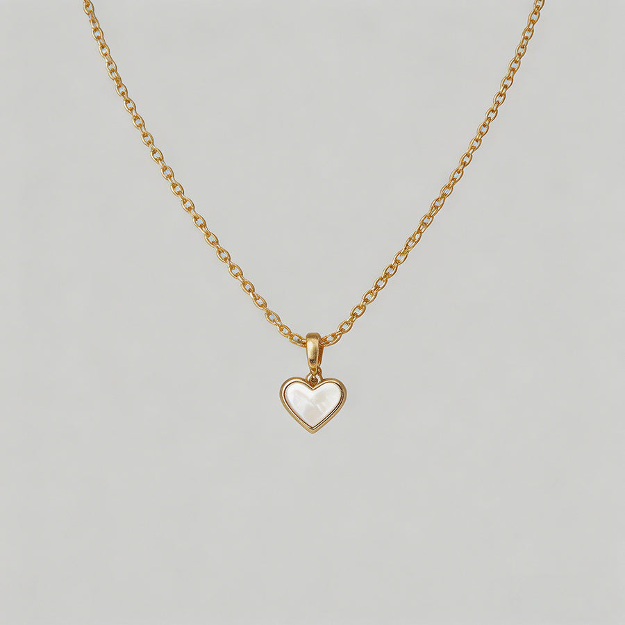 Reversible Heart Pendant Neckl - Shopdayla Wholesale - #6050