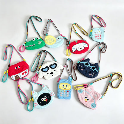 Animal Shape Nylon Crossbody Bag