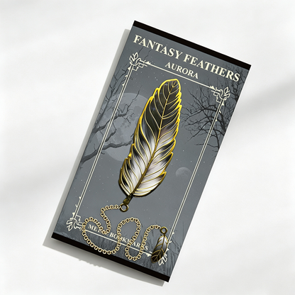 Metal Feather Bookmark