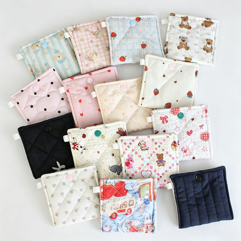Printed Square Storage Pouch