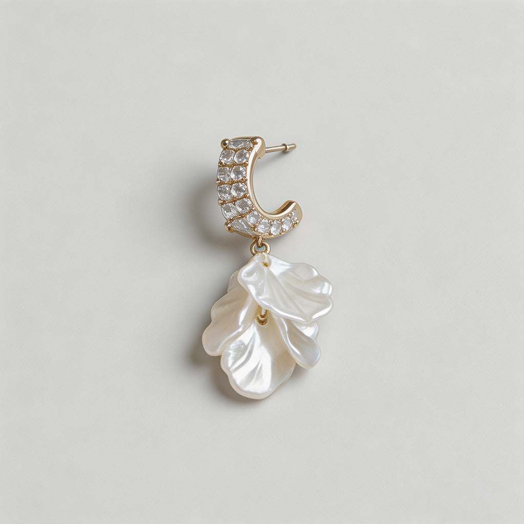 Orchid Flower Earrings - Shopdayla Wholesale - #9186