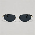Rimless Oval Sunglasses - Shopdayla Wholesale - #7570