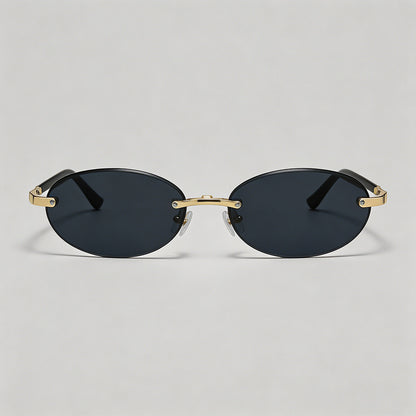 Rimless Oval Sunglasses - Shopdayla Wholesale - #7570