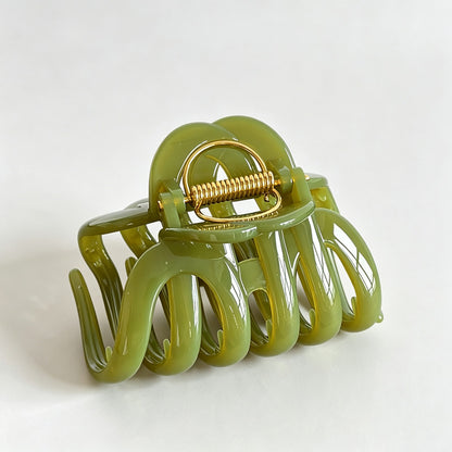 Solid Color Hair Claw Clip