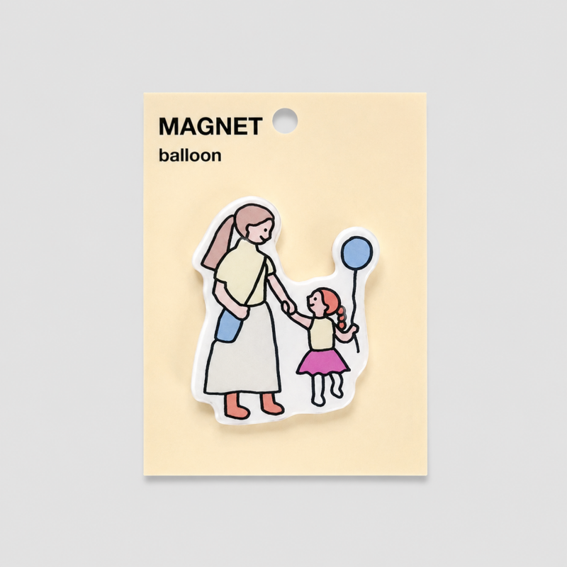 Daily Life Pattern Acrylic Fridge Magnet