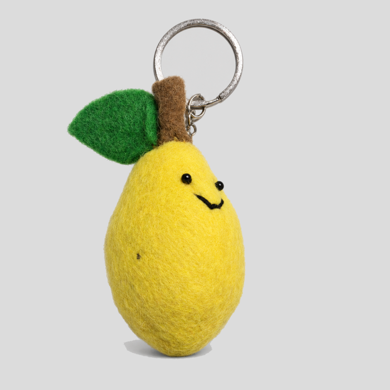 Vegetable Shape Smiling Face Keychains