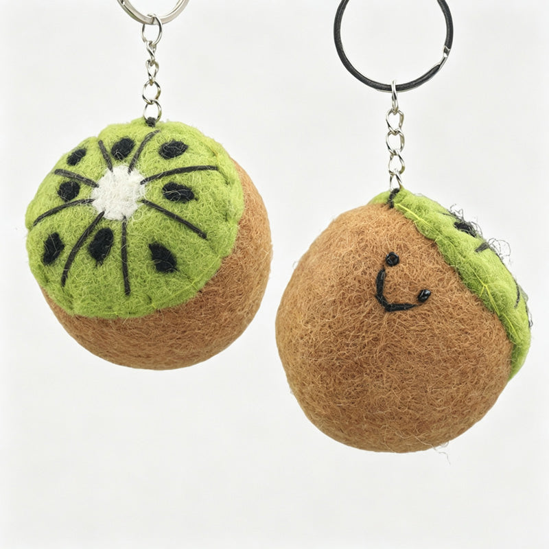 Crochet Fruit Keychain