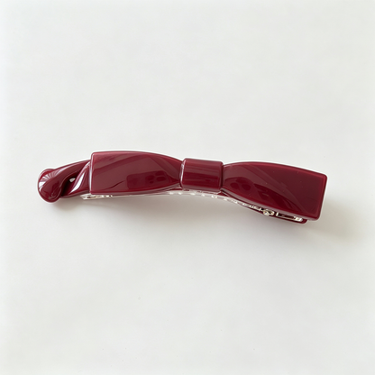 Bow Shaped PC Banana Hair Clip