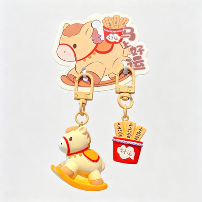 Magnetic 2‑Piece Cat Keychain Set
