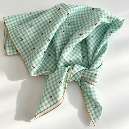 Wave Dots Print Handkerchief
