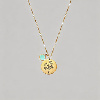 Birth Month Flower & Birthston - Shopdayla Wholesale - #1458