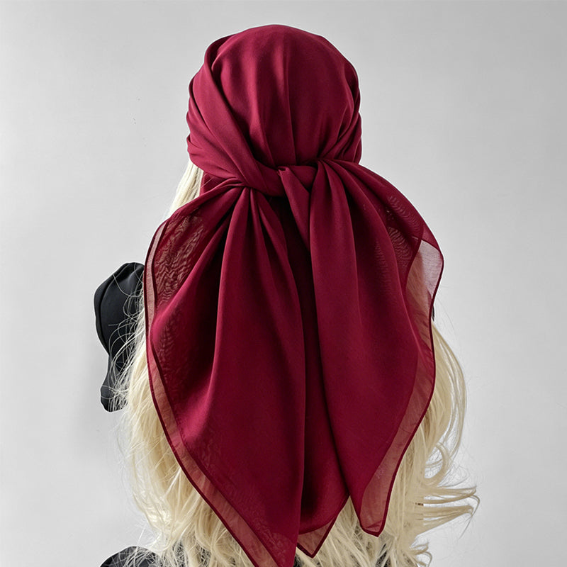 Solid Color Colyester Square S - Shopdayla Wholesale - #3042