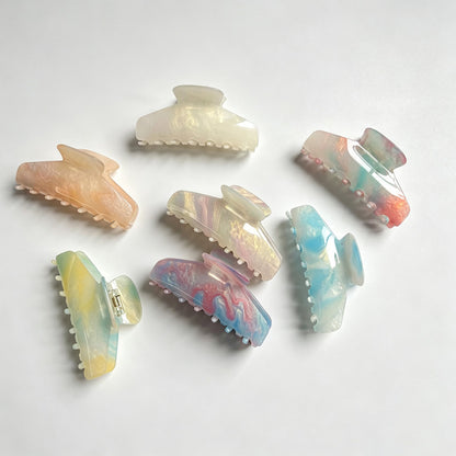 Gradient Cloud Texture Hair Claw