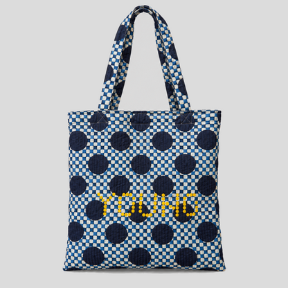 Polka Dot Tote Handle Bag