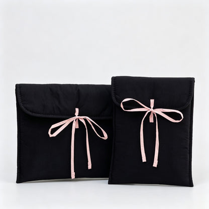 Bow‑Tie Flap Laptop Sleeve