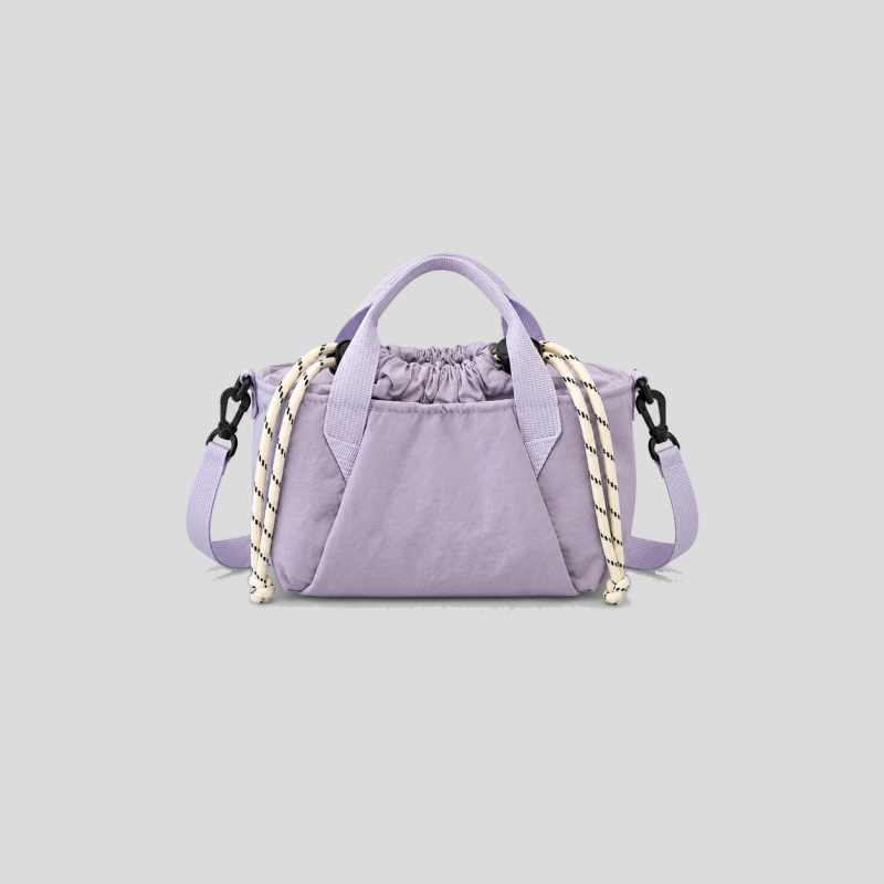 Drawstring Crossbody Handle Bag