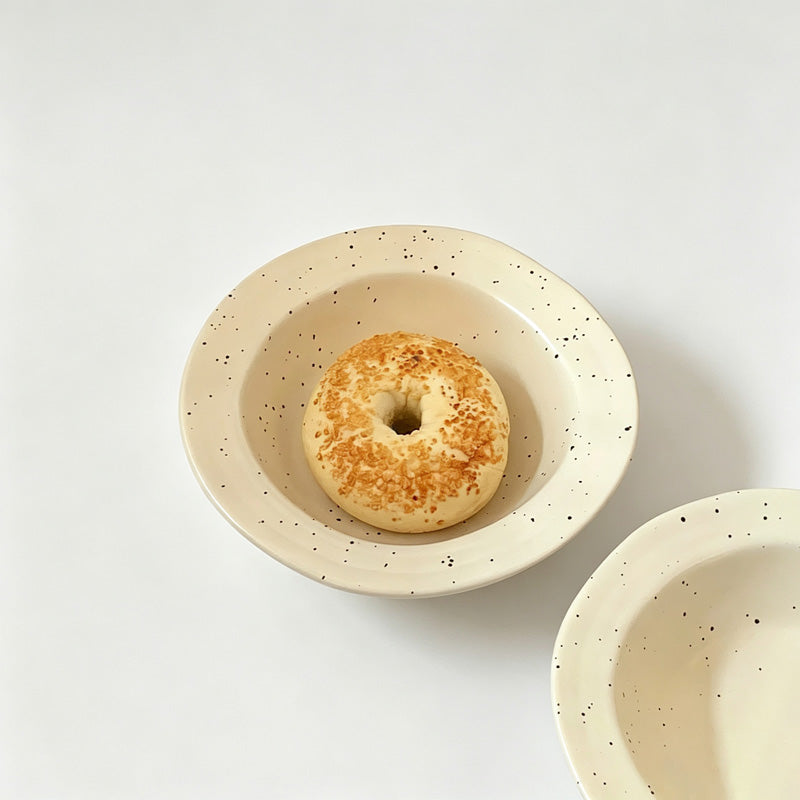 Speckled Rim Pasta Bowl