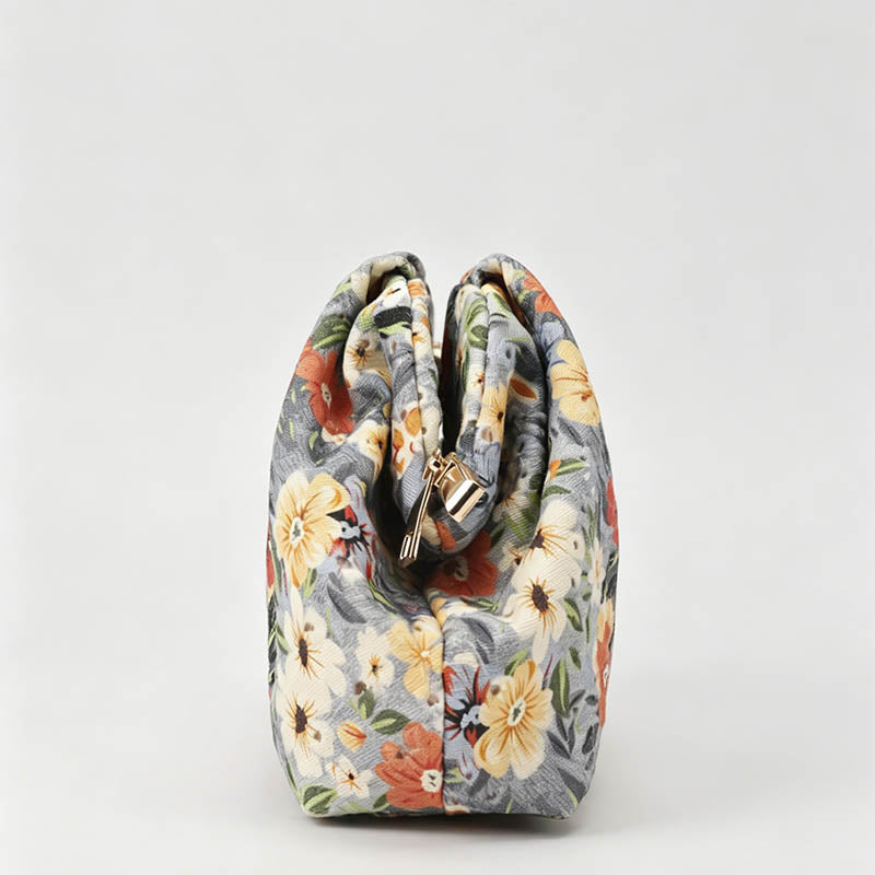 Floral Print Cloud Clutch Bag - Shopdayla Wholesale - #9250