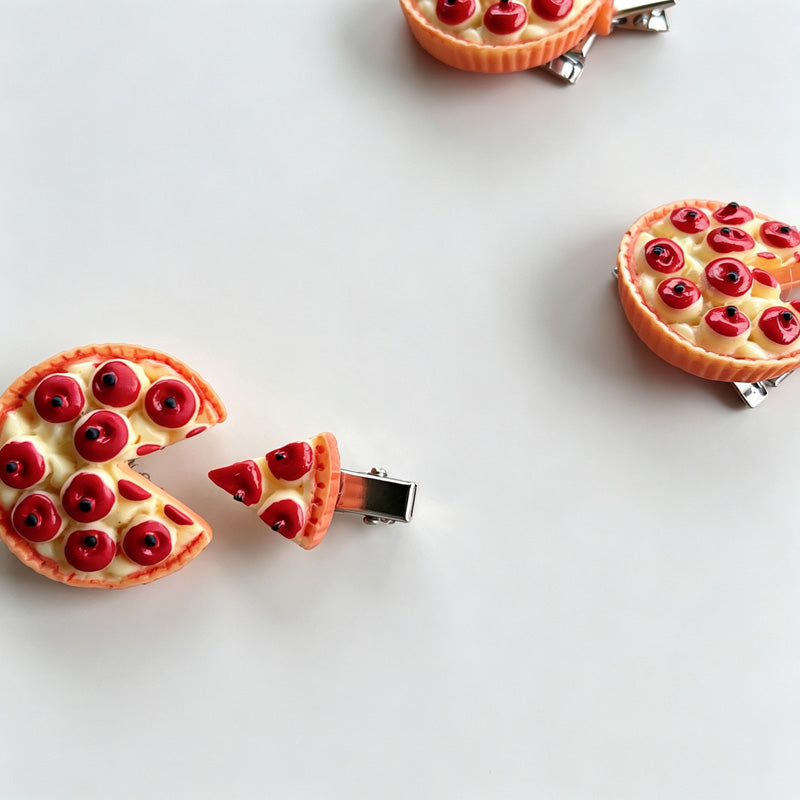 Pizza Slice Hair Clip