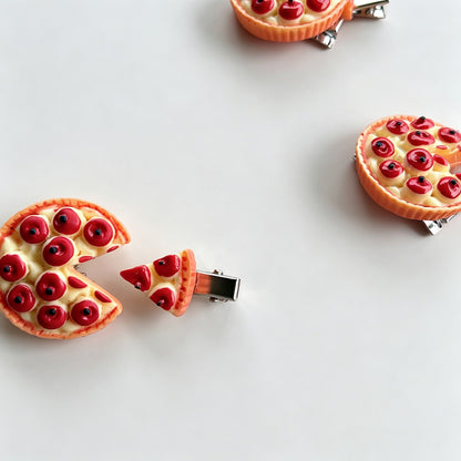 Pizza Slice Hair Clip