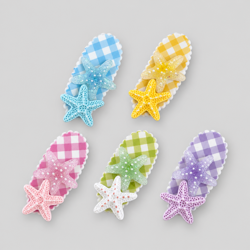 Vacation Starfish Hair Clip