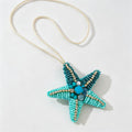 Beaded Starfish Bag Charm Keyc - Shopdayla Wholesale - #2626