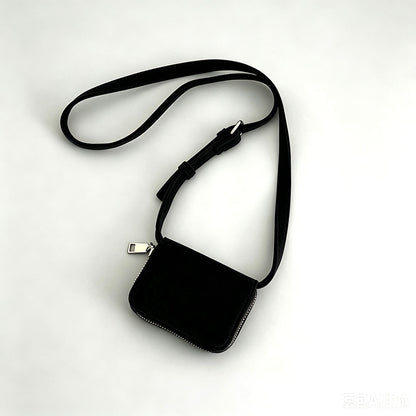 Mini Suede Crossbody Bag