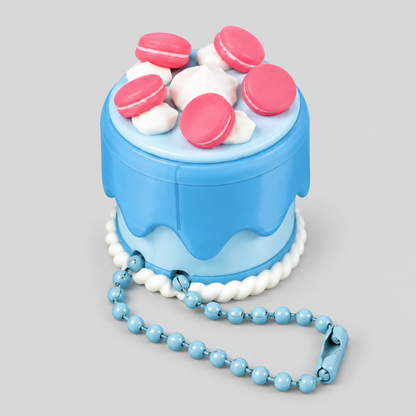 3D Printed Cake Clicker Keychain