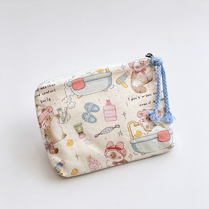 Everyday Printed Fabric Pouch