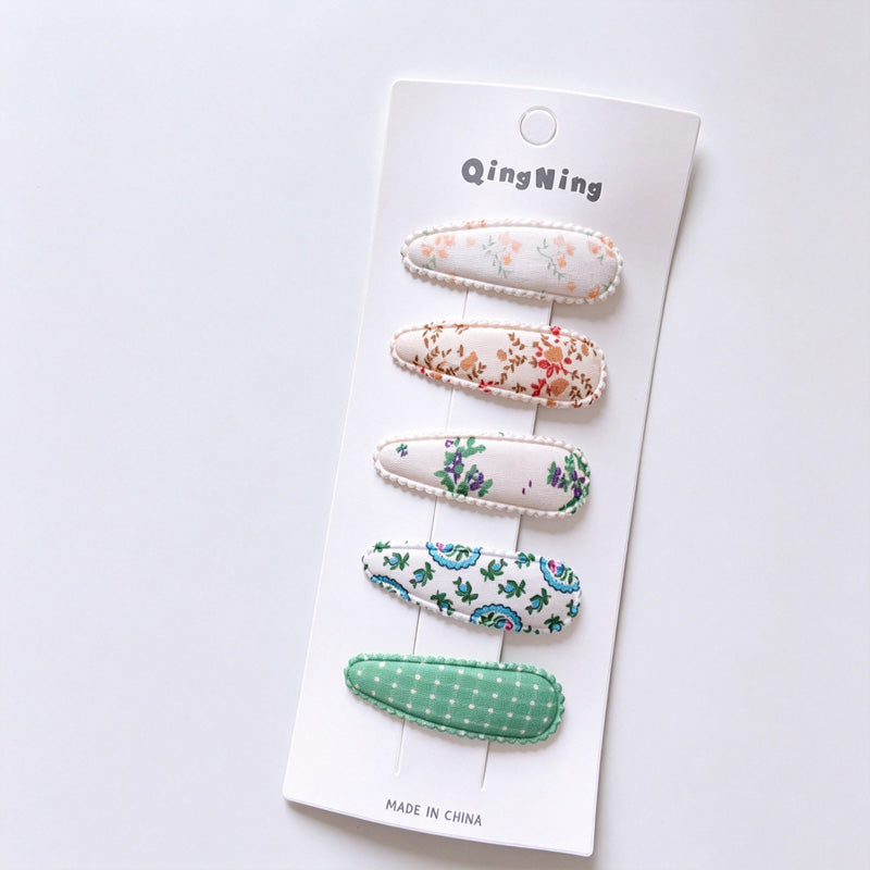 Fabric Water Drop BB Clips