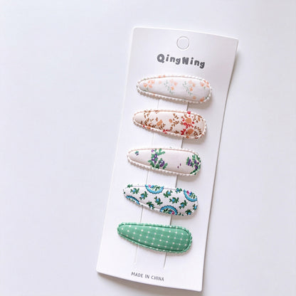 Fabric Water Drop BB Clips