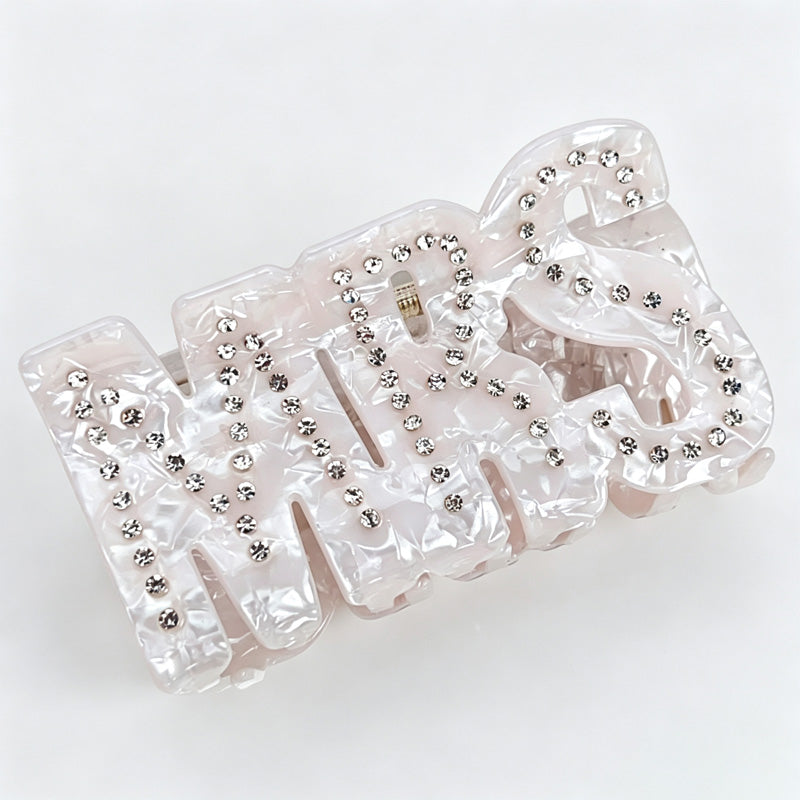 Bride Word Claw Clip
