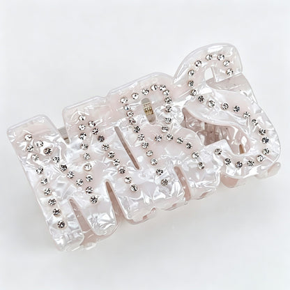 Bride Word Claw Clip