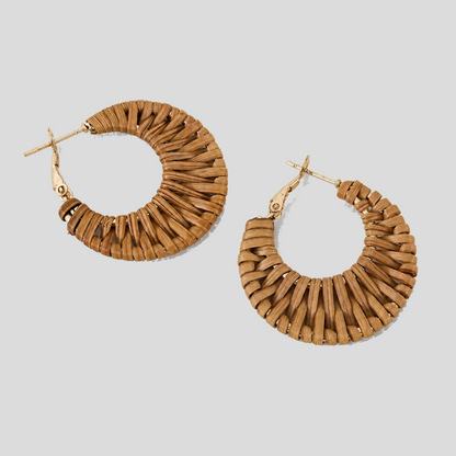 Woven Hoop Earrings