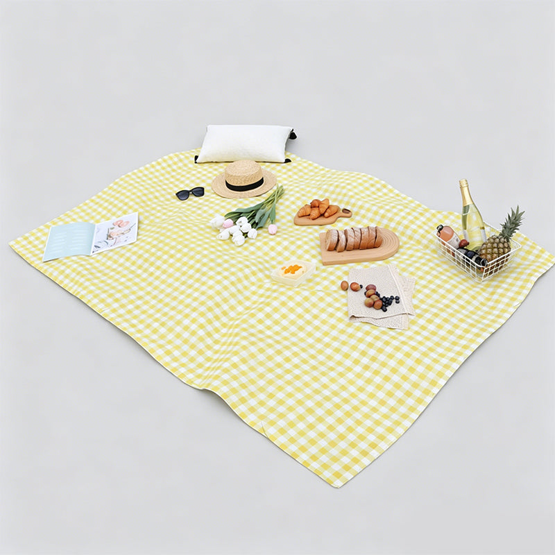 Portable PVC Plaid Pattern Outdoor Picnic Mat