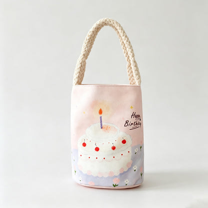Birthday Cake Bucket Bag