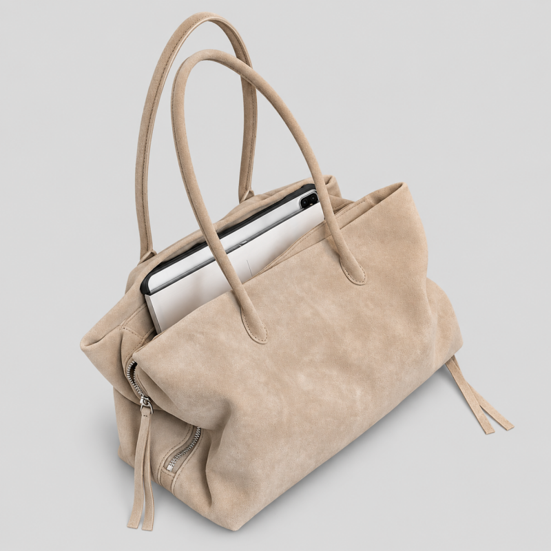 Multi Pocket Shoulder Tote Bag